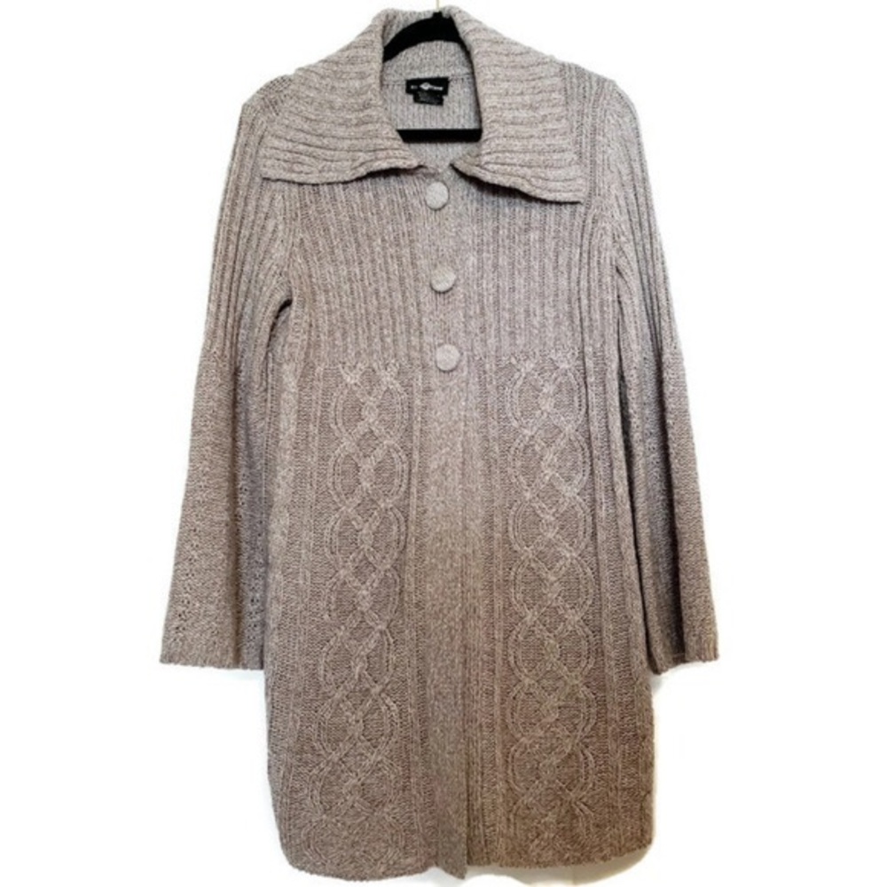Long cardigan sweater, Size large or XL